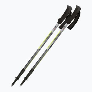 Kije trekkingowe Fizan Trek Pro grey/yellow