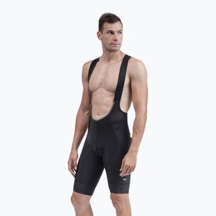 Spodenki rowerowe męskie Alé Green Speed Bibshorts black
