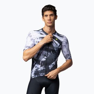 Koszulka rowerowa męska Alé Palm black