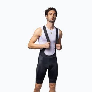 Spodenki rowerowe męskie Alé Corsa 2.0 Bibshorts antracite