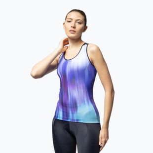Koszulka rowerowa damska Alé Crazy TT blue combo