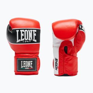 Rękawice bokserskie LEONE 1947 Shock Pro GN057 red