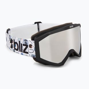 Gogle narciarskie dziecięce Bliz Liner Jr matte black/brown/silver mirror