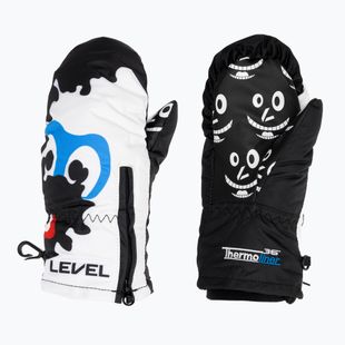 Rękawice narciarskie dziecięce Level Lucky Mitt pk white