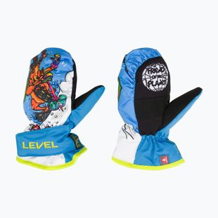 Rękawice narciarskie dziecięce Level Animal light blue