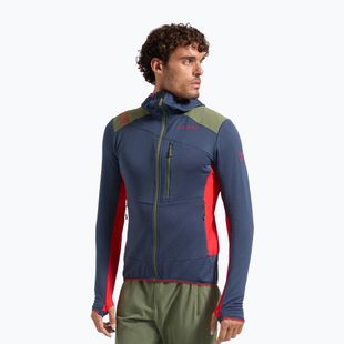 Bluza polarowa męska La Sportiva Aequilibrium Thermal Hoody night sky/mountain red