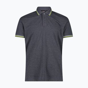Koszulka polo męska CMP 34D5987 black/blue
