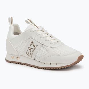 Buty EA7 Emporio Armani Black & White Laces triple off wht/gold