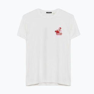 Koszulka męska Kaotiko Washed Bella Ciao white