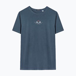 Koszulka męska Kaotiko Washed Free Your Mind navy