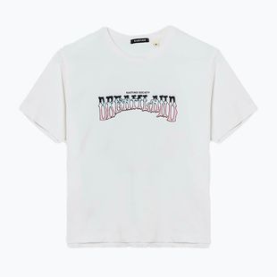 Koszulka damska Kaotiko Washed Dreamland white