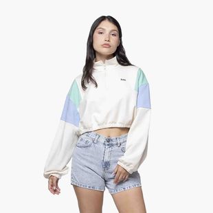 Bluza damska Kaotiko Anette ivory/sea green/niagara