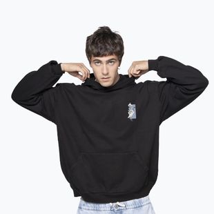 Bluza męska Kaotiko Koi z kapturem black