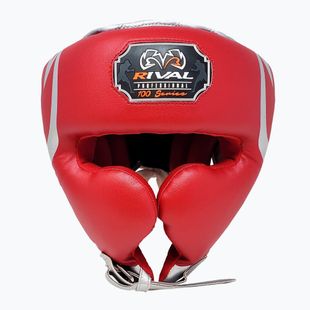 Kask bokserski Rival RHG100 Professional Headgear red/silver/grey