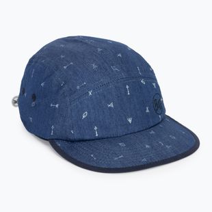 Czapka z daszkiem dziecięca BUFF 5 Panel arrows denim/denim