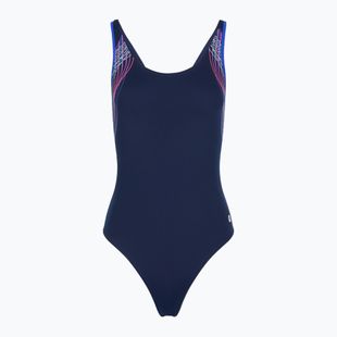 Strój pływacki jednoczęściowy damski RAS Borneo Casual Back navy
