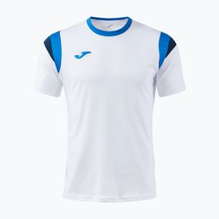 Koszulka tenisowa męska Joma Terra white/royal