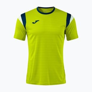 Koszulka tenisowa męska Joma Terra lime/dark navy