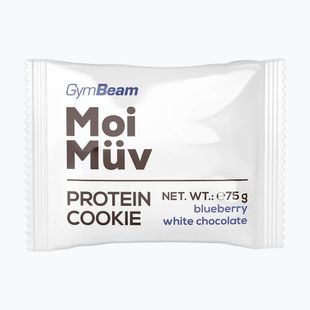 Ciastko białkowe GymBeam MoiMüv 75 g blueberry/white chocolate