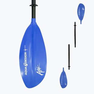 Wiosło kajakowe 4-częściowe AQUADESIGN K1 Attak 4 blue