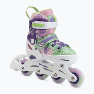 Rolki dziecięce Tempish Bam-Bu Flash white/pink