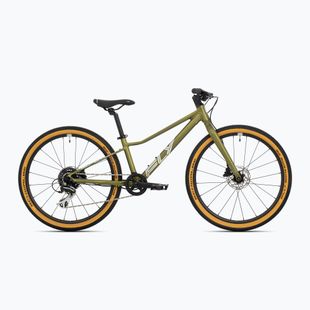 Rower dziecięcy Superior F.L.Y. 24 DB matte olive metallic/hologram chrome