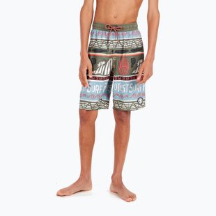 Szorty kąpielowe dziecięce Protest Prtcinema artichoke green