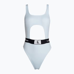 Strój kąpielowy jednoczęściowy damski Calvin Klein Cut Out One Piece-Rp blue