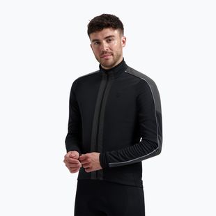 Kurtka rowerowa męska Rogelli Essential Winter Hi Vis black