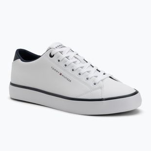 Trampki męskie Tommy Hilfiger Th Hi Vulc Core Low Leather Ess white