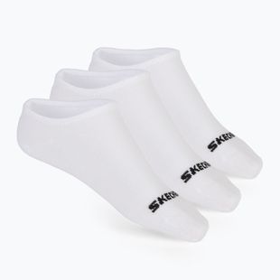 Skarpety dziecięce SKECHERS Non Terry No Show 3 pary white traditional