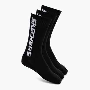 Skarpety SKECHERS Terry Crew 1/2 3 pack black