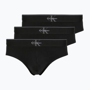 Slipy męskie Calvin Klein LV00NB4471 Hip Brief 3 pary black
