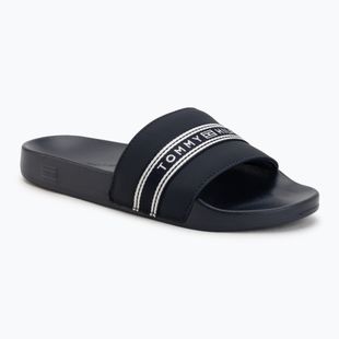 Klapki damskie Tommy Hilfiger Webbing Pool space blue