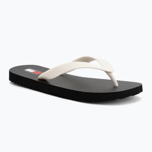 Japonki damskie Tommy Jeans Logo Summer black/ecru
