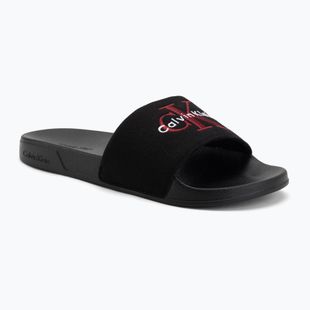 Klapki męskie Calvin Klein YM0YM01393 Ess black/rhubarb
