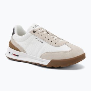 Buty męskie Tommy Hilfiger Retro Runner Mesh Suede Mix classic stone