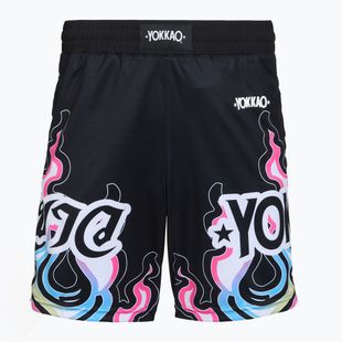 Spodenki treningowe męskie YOKKAO Flames Workout black