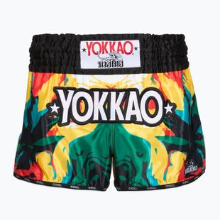 Spodenki treningowe męskie YOKKAO Sunday Trip Muay Thai gold