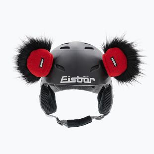 Uszy na kask Eisbar Teddy Ears black/red