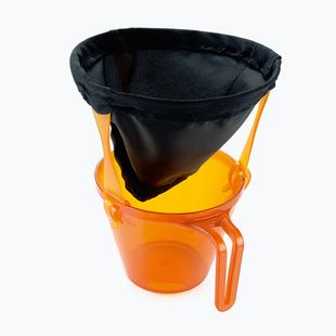 Lejek z filtrem do kawy GSI Outdoors Ultralight Java Drip black/orange