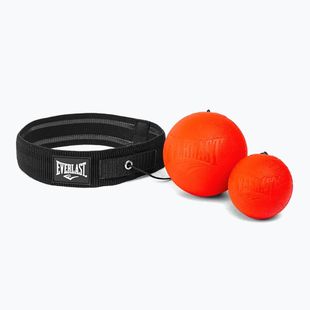 Piłka refleksowa Everlast Powerlock Reflex red/black