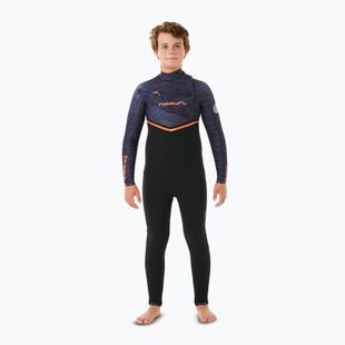 Pianka do pływania dziecięca Rip Curl Flashbomb 4/3 mm Chest Zip purple night