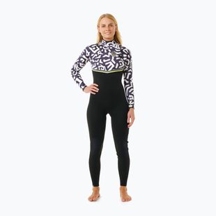 Pianka do pływania damska Rip Curl E-Bomb 4/3 mm Zip Free Sublimed black/ lime