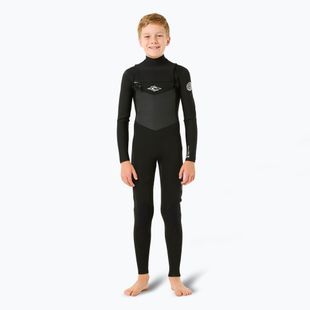 Pianka do pływania dziecięca Rip Curl Dawn Patrol 4/3 mm Chest Zip black