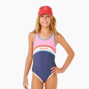 Strój pływacki jednoczęściowy dziecięcy Rip Curl Surf Revival navy