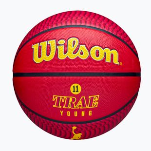 Piłka do koszykówki Wilson NBA Player Icon Outdoor Trae red rozmiar 7