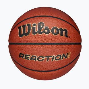 Piłka do koszykówki Wilson Reaction Pro brown/gold rozmiar 7