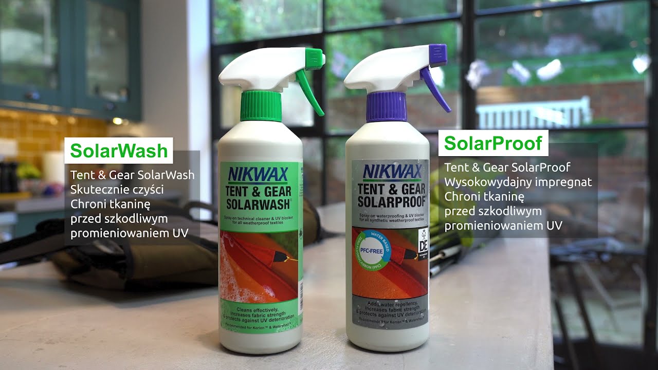 Impregnat do namiotów i sprzętu z ochroną UV Nikwax Tent & Gear SolarProof 500 ml