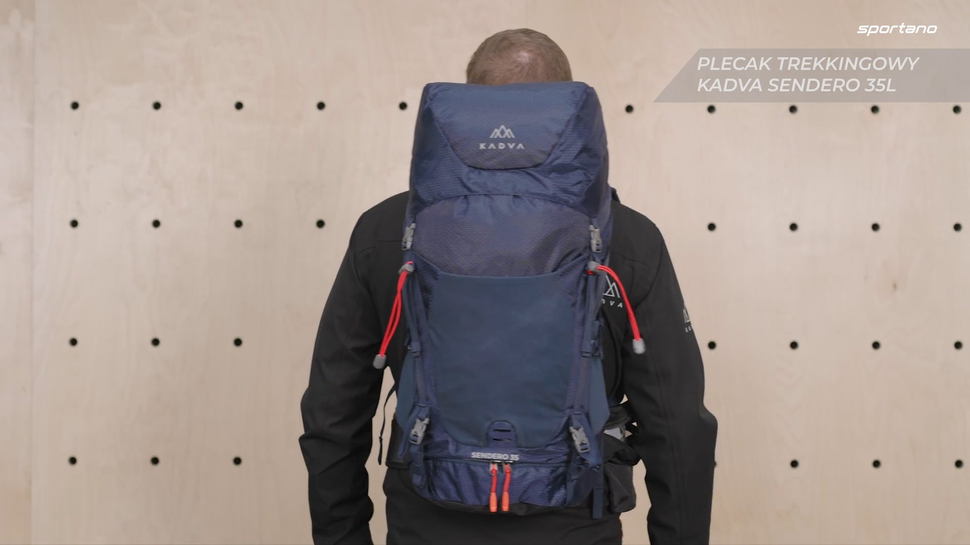 Plecak trekkingowy KADVA Sendero 35 l stalowy niebieski